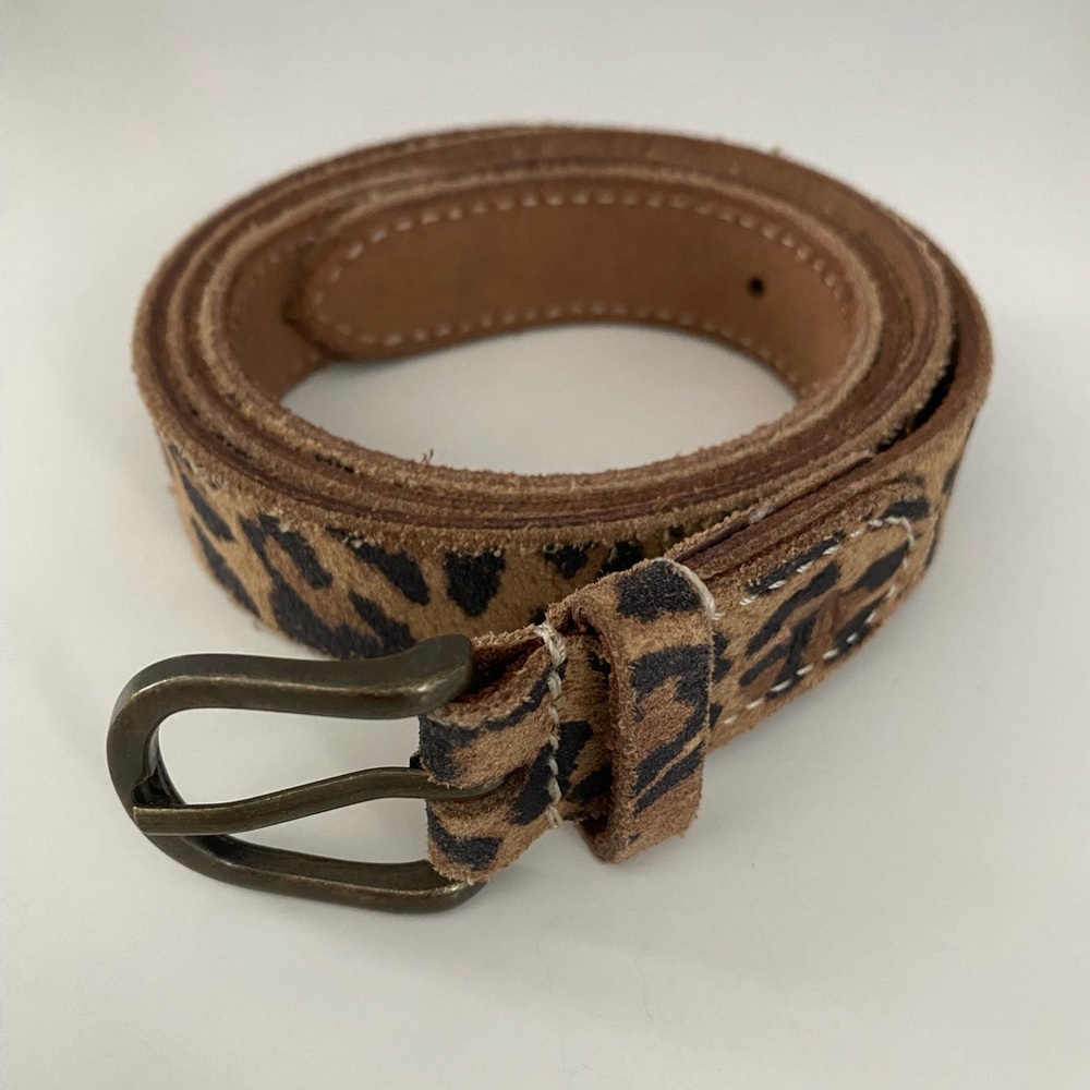 Girls Abercrombie Leopard Print Belt Size 13-14 / 15-16